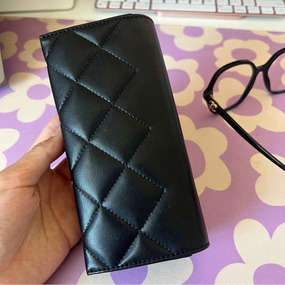 CHANEL Square Black Frame Logo Anti Reflection Eye Glasses - Picture 3 of 8